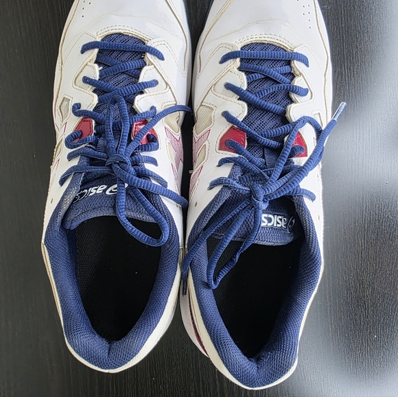 ASICS Men's GEL-RENMA Pickleball Sneaker Standard White Burgundy Size 13 F961123 - Picture 13 of 16